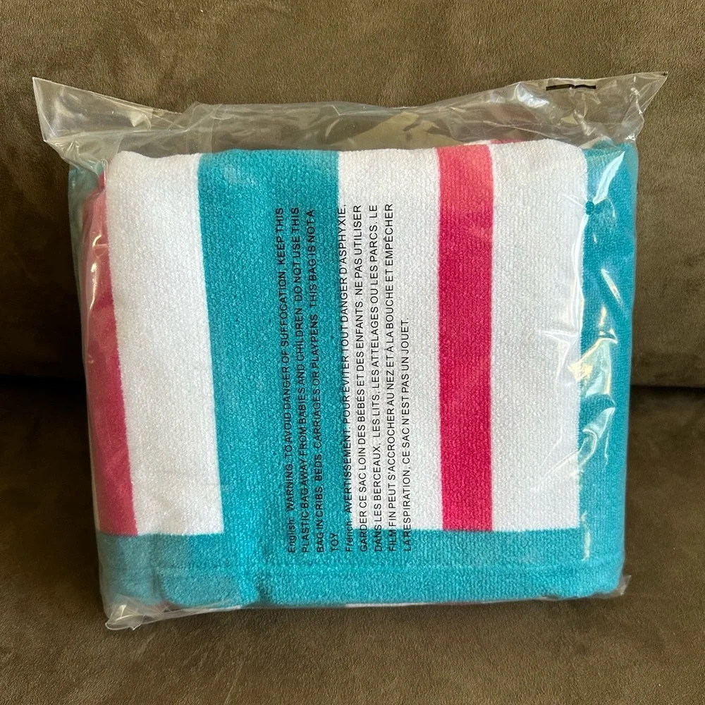 Beach Riot Beach Club Striped Beach Towel